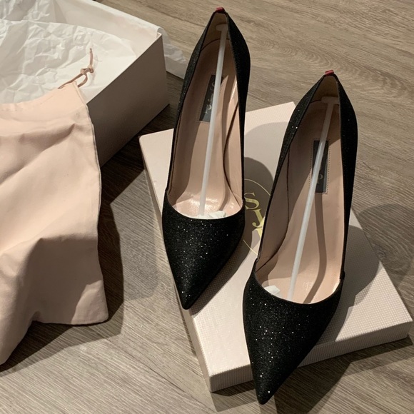 Sarah jessica parker stilleto glitter pumps - Picture 3 of 8